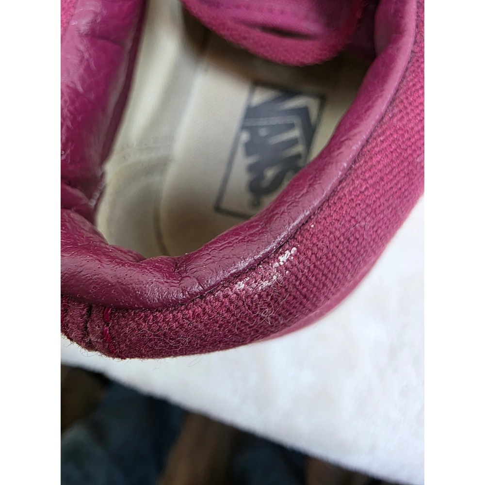 Vans Old Skool Burgundy Maroon Low Top Skate Shoes Mens 10.5 Womens 12 - Picture 10 of 10